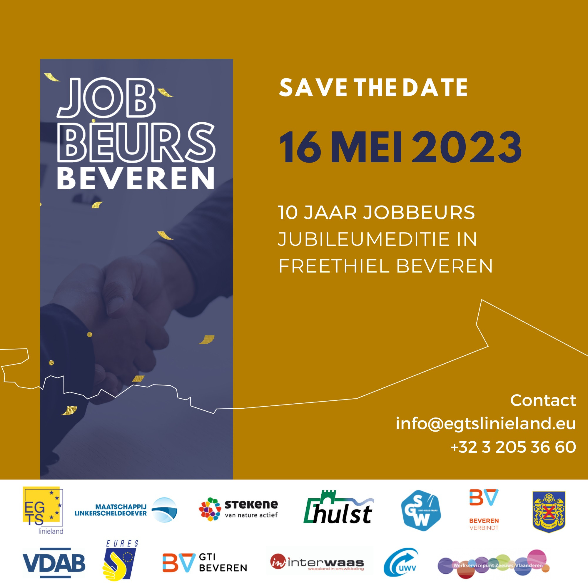 Save the date Jobbeurs 16 mei 2023